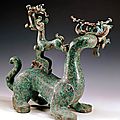 Mythical animal, chu state, eastern zhou, spring and autumn period, 770-476 bce