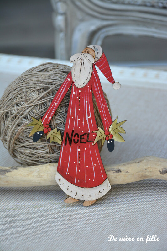 grand père noel gravé Noel