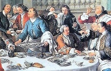 le déjeuner d'huitres 1735 lOUIS xv (4)