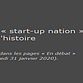 Le cvuh et la start-up nation
