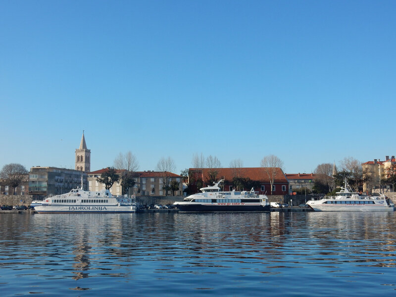 Zadar, les quais de la vieille ville, 8 mars 2020 (2)