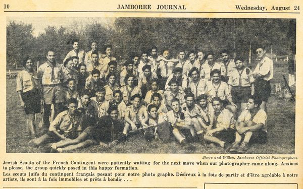 1955-8- Jamboree Canada, Délégation E I F