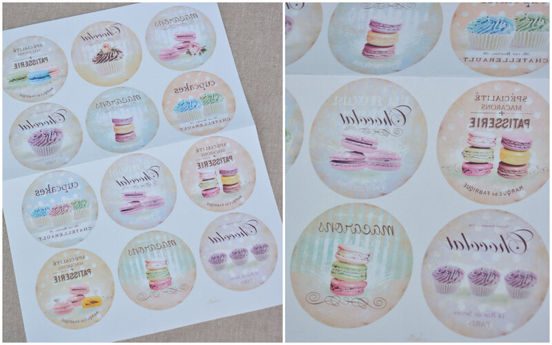 vignettes gourmandises rondes