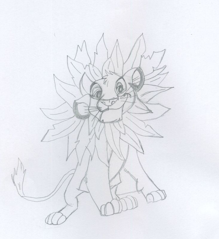 Le Roi Lion : Simba - Dessin de fille
