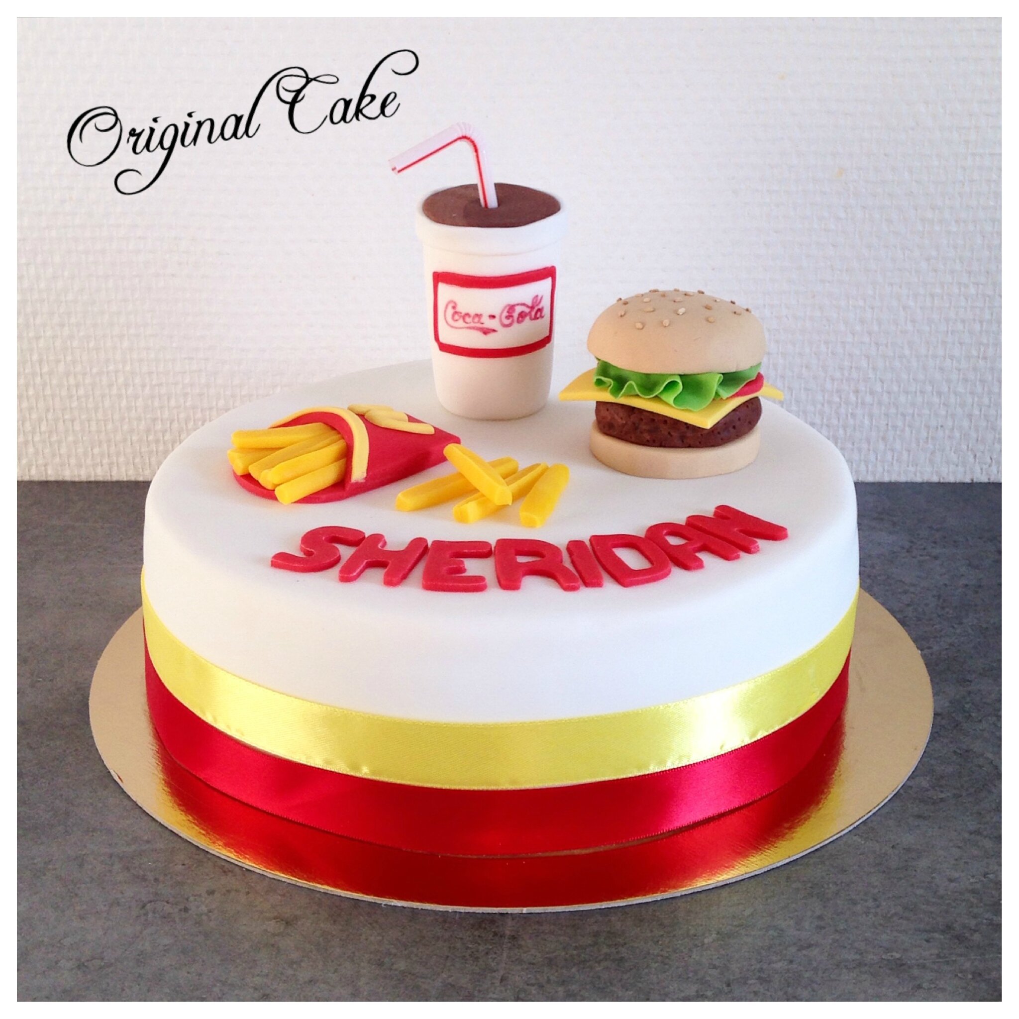Gâteau thème Mc Donald Original Cake