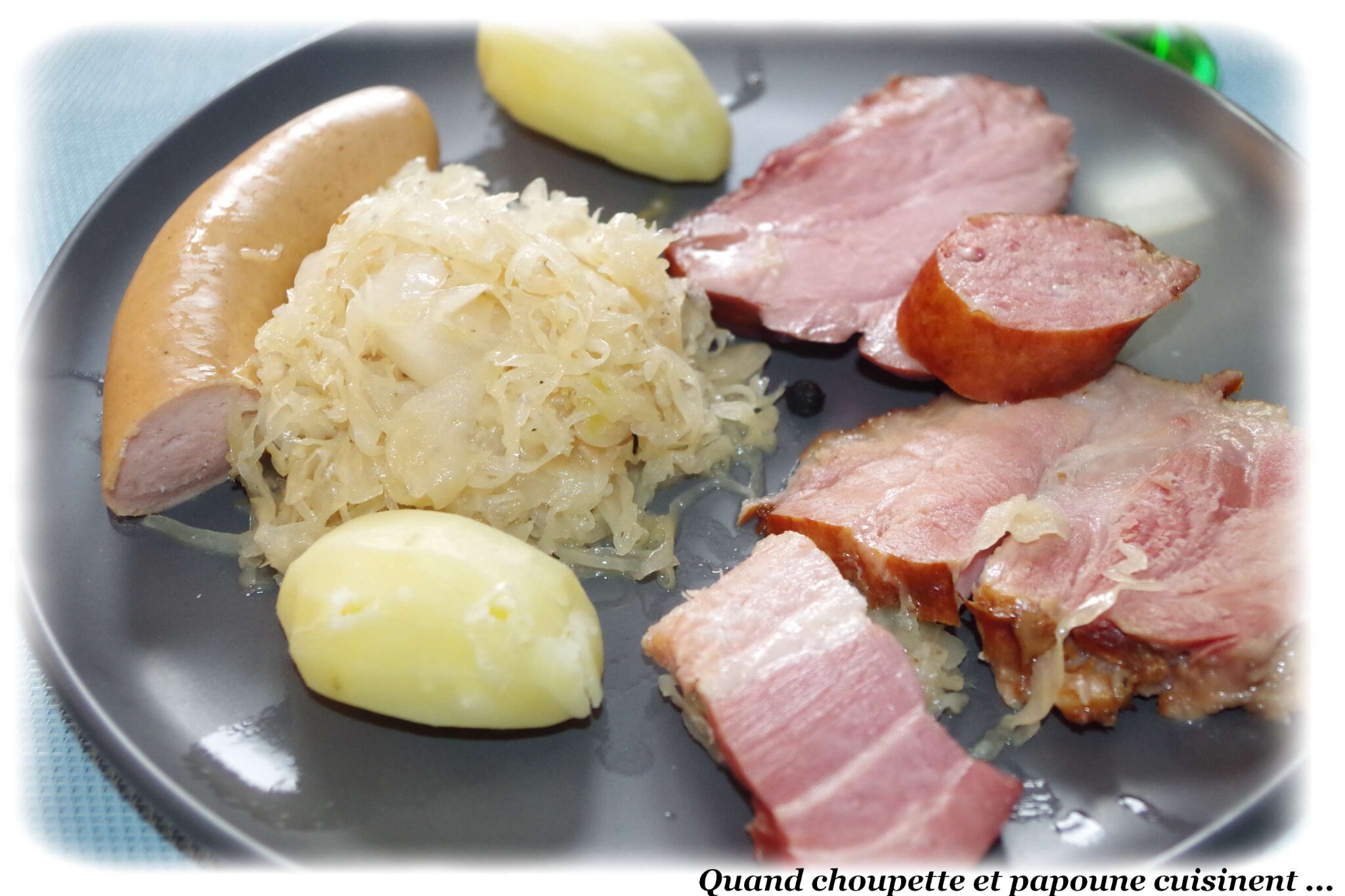 Ou Manger Une Bonne Choucroute Dans Les Vosges CHOUCROUTE MAISON - Quand Choupette et Papoune cuisinent