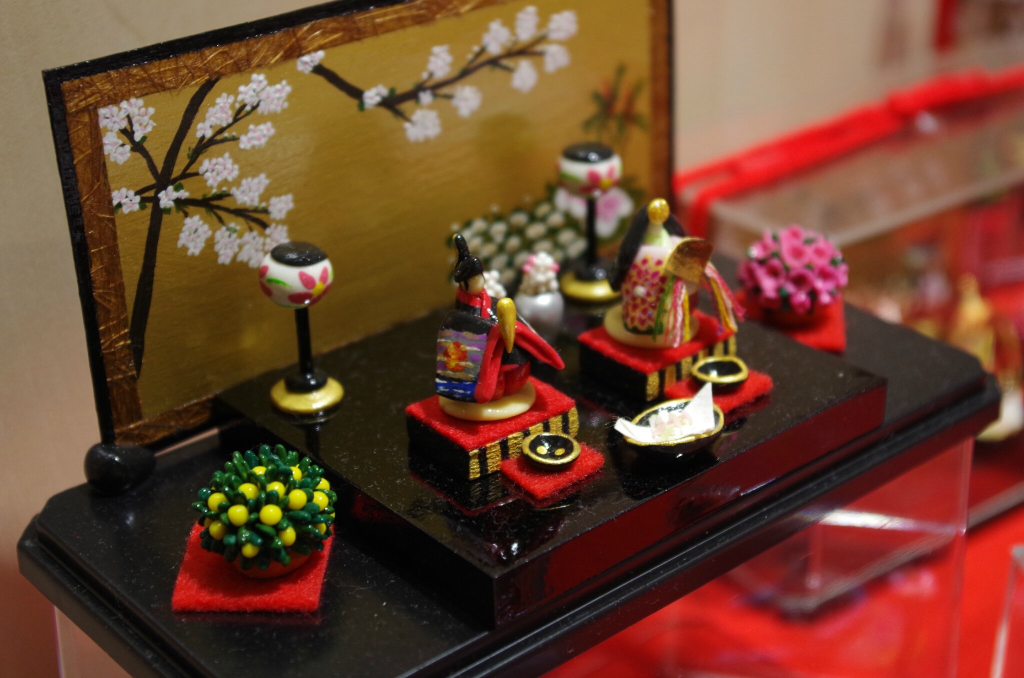 Les miniatures de poupées Hina de Kumiko Takayama