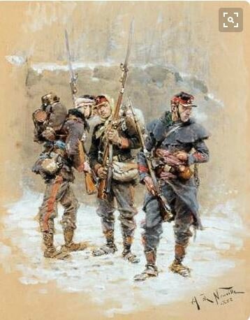 de Neuville, infanterie de ligne 1870