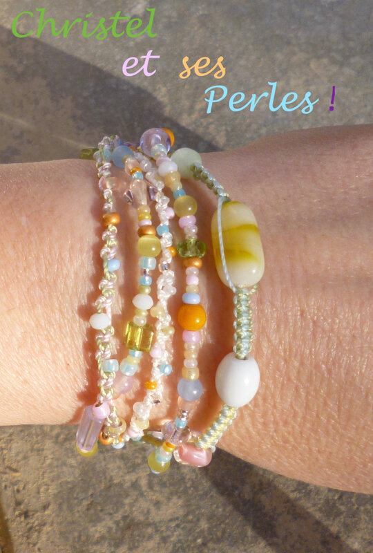 bracelet multi arc ciel