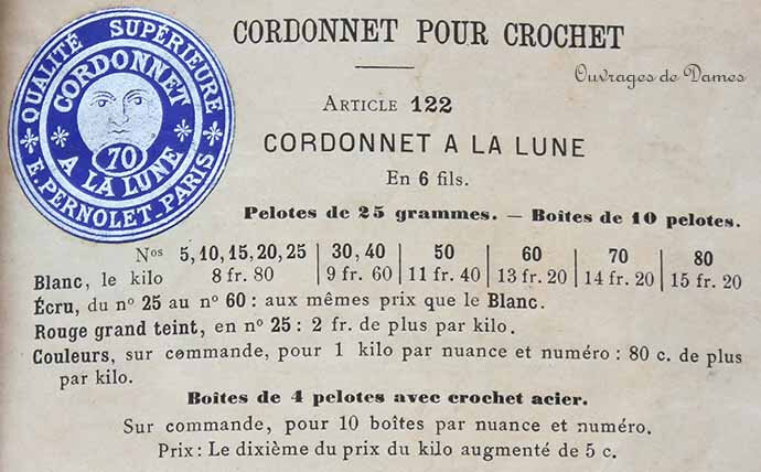 1908 Pernolet Cordonnet Lune