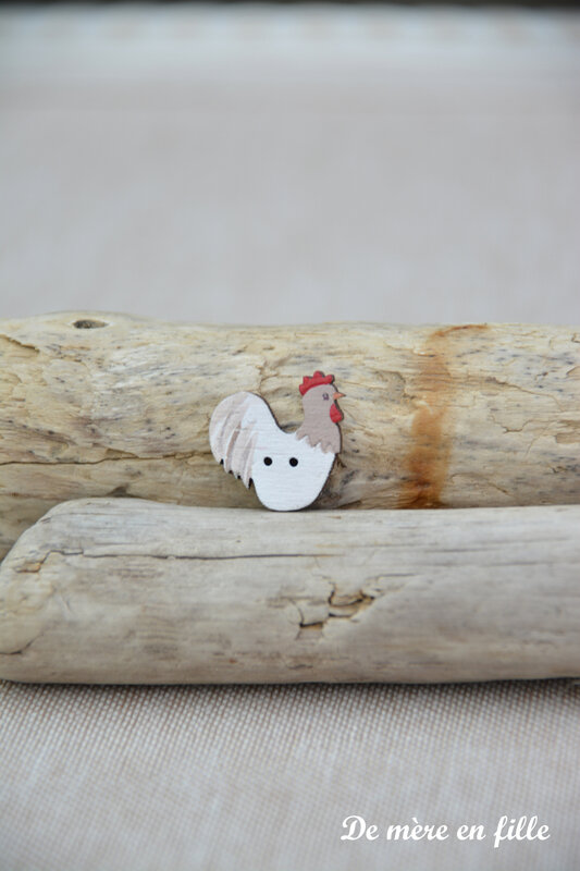 petit coq blanc