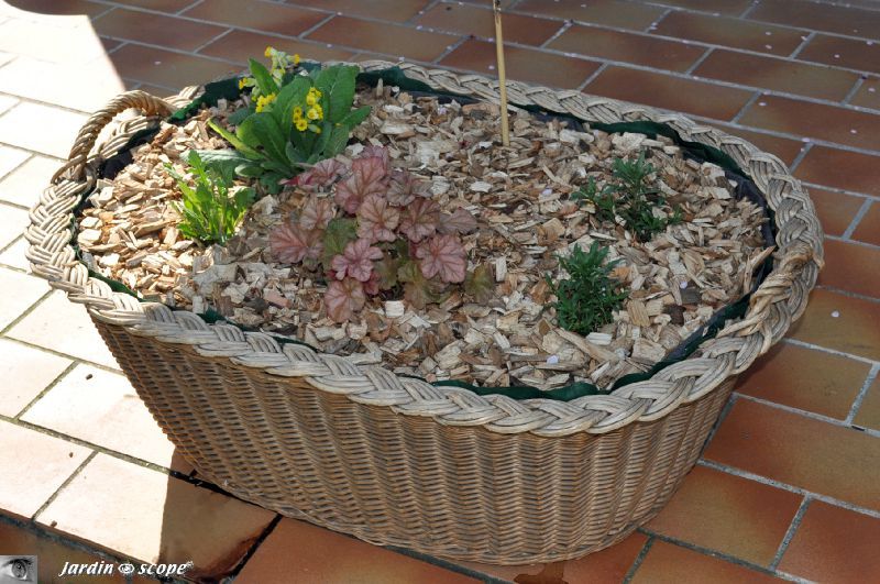 Création d'un totem avec des pots en terre cuite fleuris - Le JardinOscope  coté pratique, les bons gestes à faire au jardin