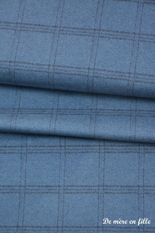bleue carreaux