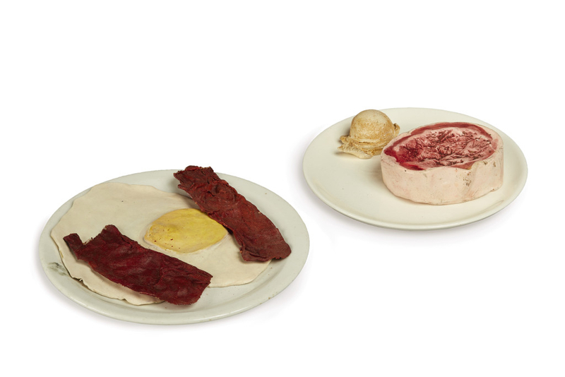 Claes-Oldenburg-Bacon-and-Egg-Ice-Cream-and-Beed-Steak-early-60s