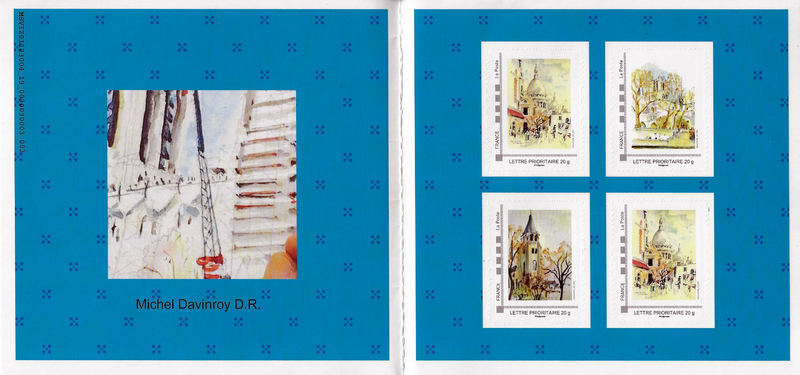 Carnets de timbre Paris michel