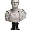 A bust of an roman imperator. italy, 16th ct