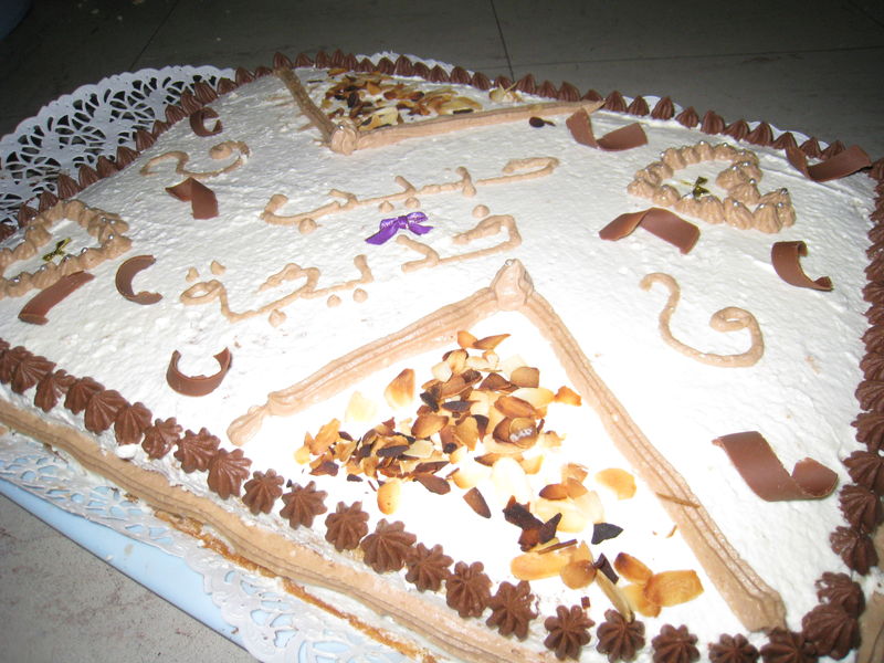 Gateau Creme Mousseline Pralinee La Cuisine Facile De Mymy Gateau Creme Mousseline Pralinee La Cuisine Facile De Mymy