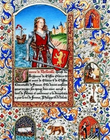 Jeanne-Louise de Belleville, dite la Tigresse bretonne, Lionne bretonne comme les Anglais (The Lion’s Britany), la Veuve Clisson, la Tigresse sanglante