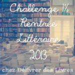 0 Challenge Rentrée littéraire 2013