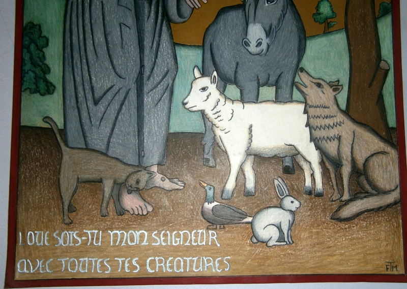 Saint François d'Assise, Patron des animaux Icônes et dessins