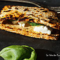 Croque de tofu mariné concombre feta