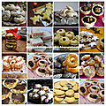 Selection de gâteaux, whoopies pies, biscuits et petits fours pour les fêtes et nouvel an