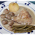 Poulet à la normande