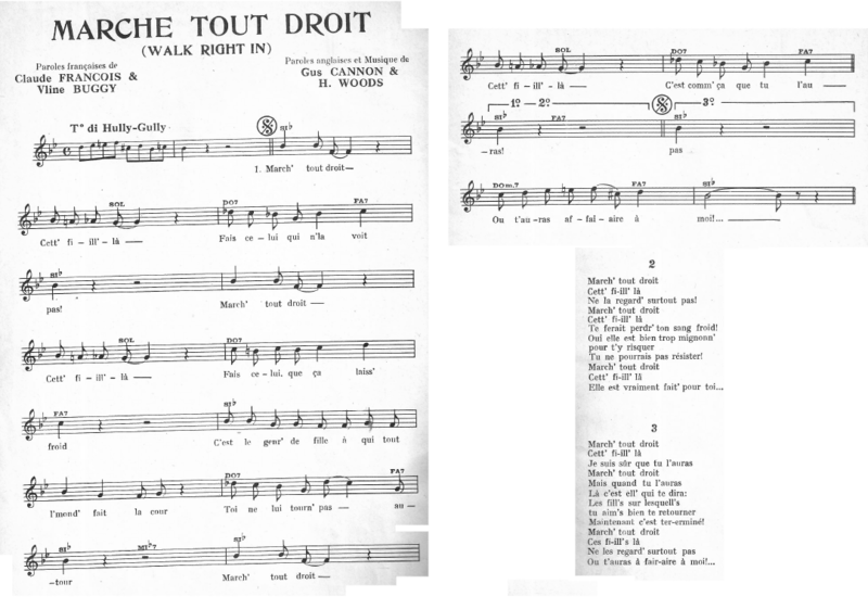 Chanson populaire (Partition - Sheet Music) - The Strombolis