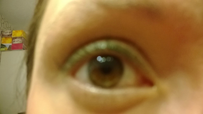 liner vert oeil