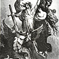 Laurens, L'épée de Dieu, litho, 1871