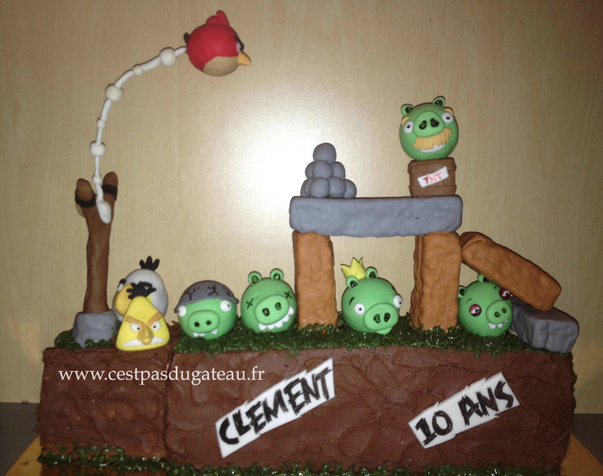 Gateau Angry Birds C Est Pas Du Gateau