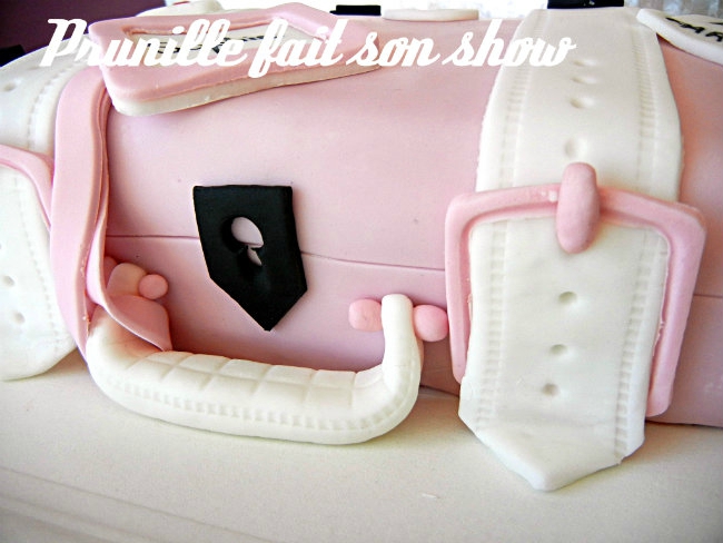 Gateau Valise Rose Prunille Fait Son Show