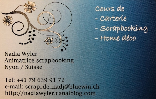 Photo carte visite verso