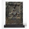 A very rare limestone buddhist stele. northern wei dynasty (ad 386-535)