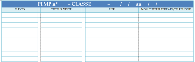 Ressources Pp La Feuille D Emargement Des Tenues Pro Professeure De Stms