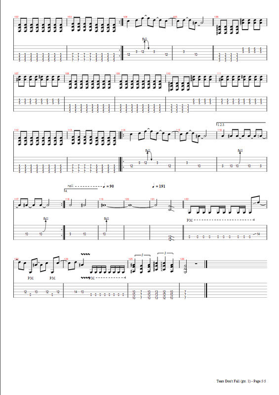 Bullet For My Valentine Tears Don't Fall Hamstab