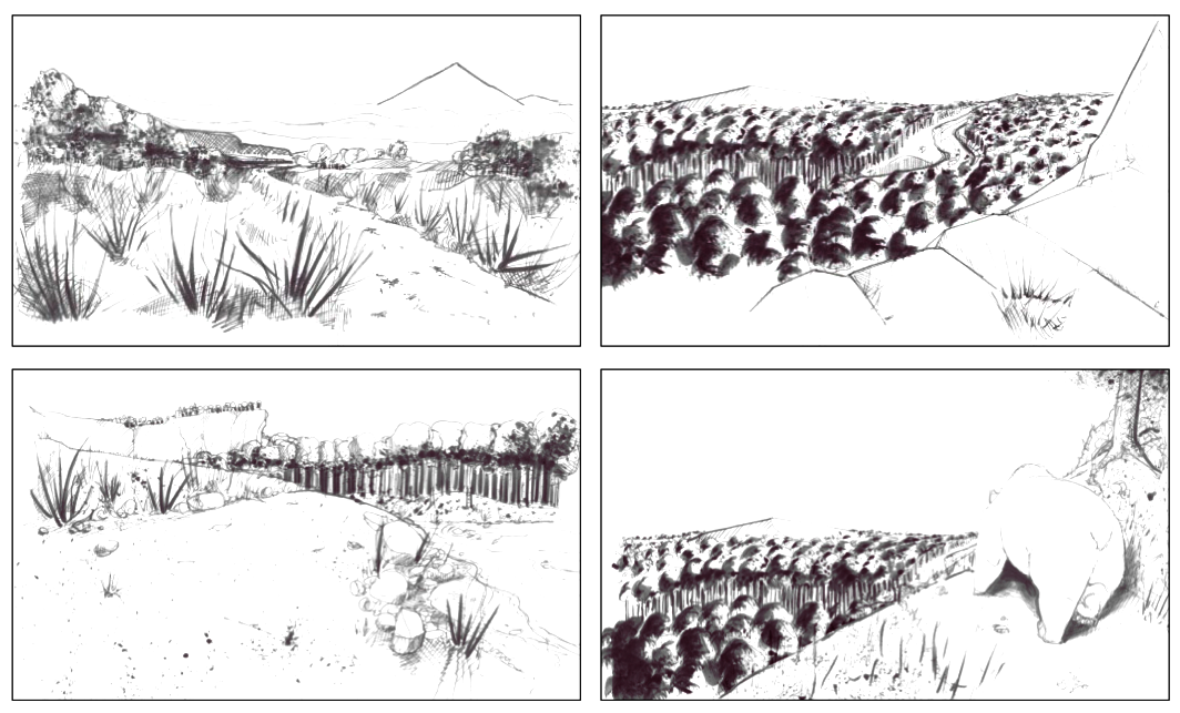 Story Board Feutre Encre De Chine Team Roughman