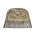 A gilt-silver comb, tang dynasty