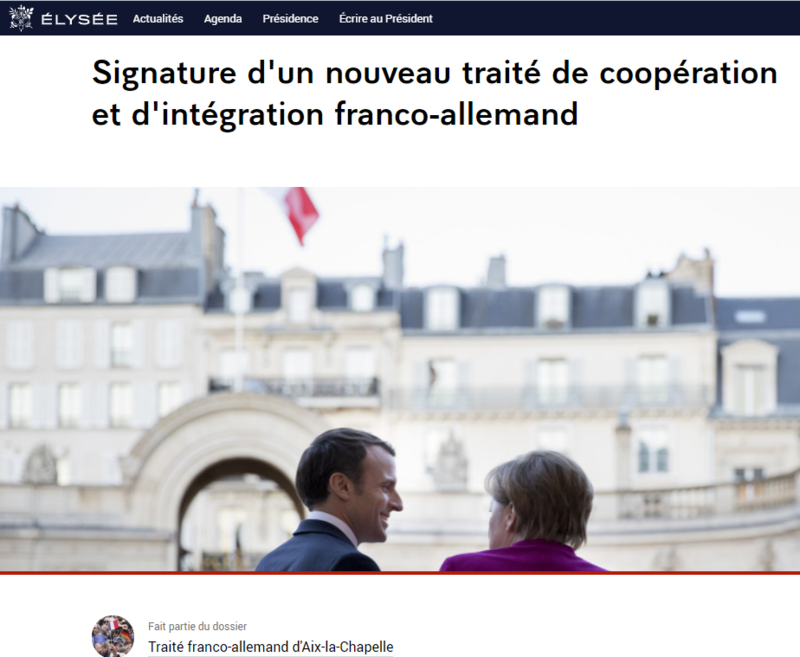 2020-10-24 12_58_31-Signature d'un nouveau traité de coopération et d'intégration franco-allemand _