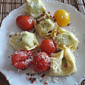 Mini brochettes de tortellinis