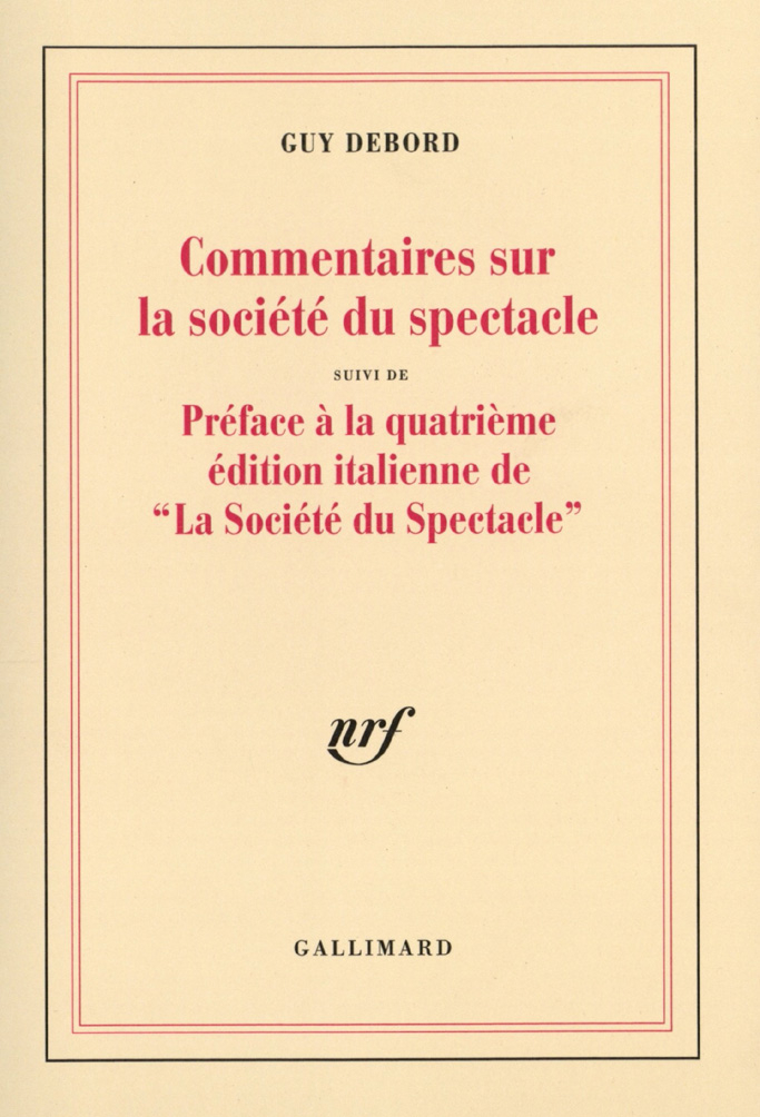 Citation Guy Debord reve : Le spectacle est le mauvais rêve de la