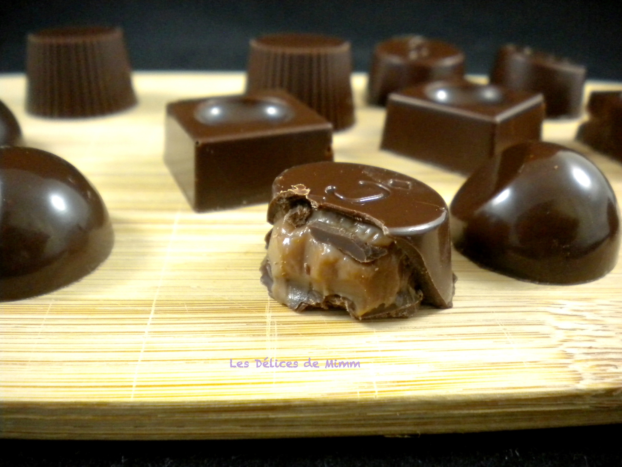 Pralines au caramel (chocolats fourrés) - Les Délices de Mimm
