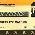 The feelies - mercredi 17 mai 1989 - the t+c2 (london)