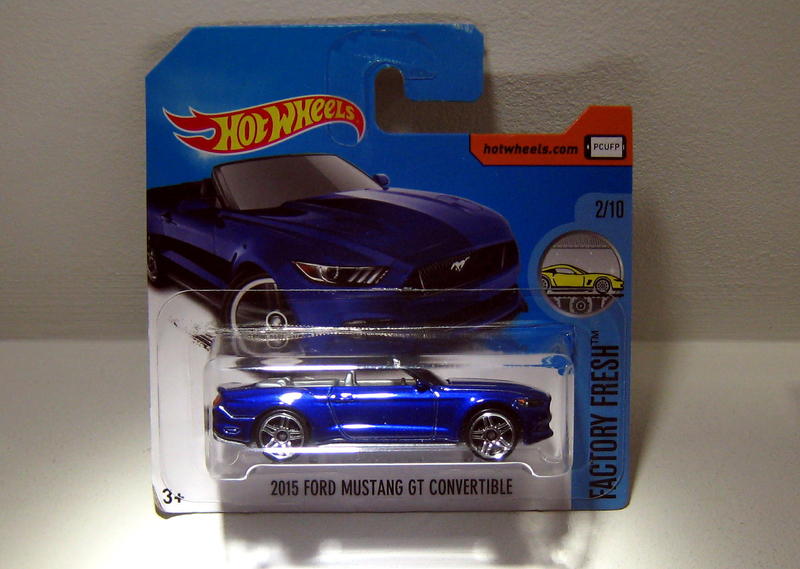 Ford Mustang GT Convertible de 2015 (Hotwheels 2017)