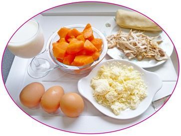 quiche potiron, poulet2 quiche potiron, poulet2