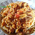 Spaghettis au chou-fleur et sauce tomate