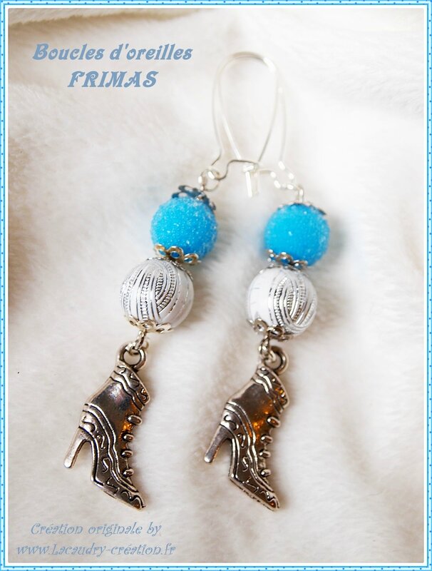 boucles d'oreilles frimas d'hiver y lacaudrycreation