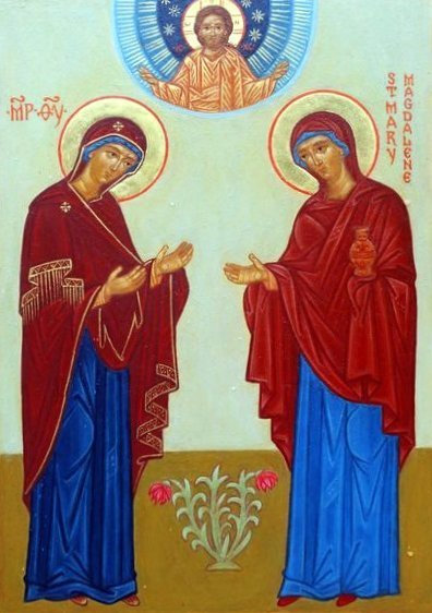 Marie Madeleine et la Mère de Dieu