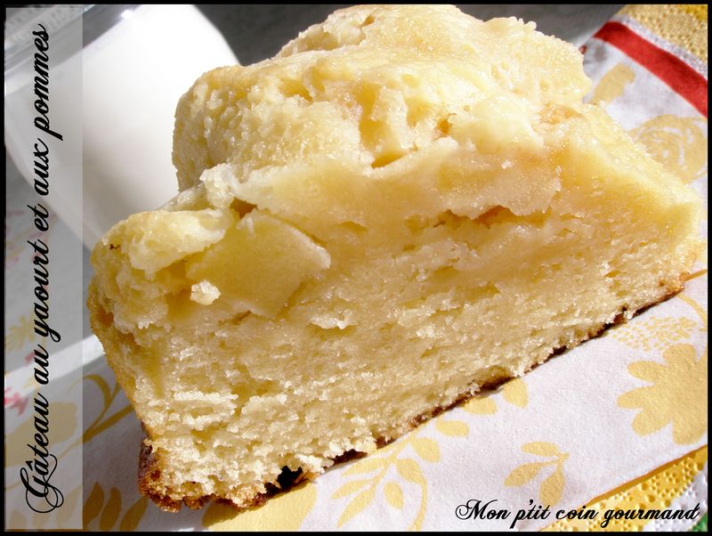 Gateau Moelleux Au Yaourt Et Aux Pommes Mon P Tit Coin Gourmand