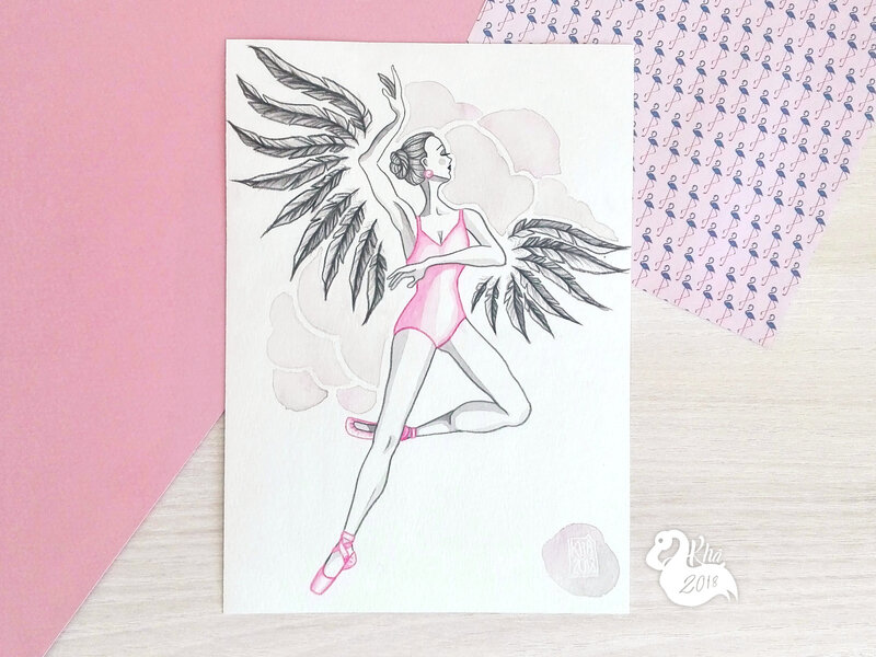 Flamingo Ballerina Esquisse Cool